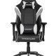 AKRacing Overture Sedia da gaming per PC Sedia imbottita tappezzata Nero, Grigio, Bianco 6