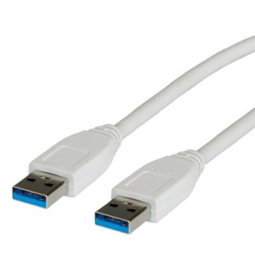 VALUE USB 3.0 A-A, 1.8M cavo USB USB 3.2 Gen 1 (3.1 Gen 1) 1,8 m USB A Bianco