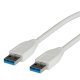 VALUE USB 3.0 A-A, 1.8M cavo USB USB 3.2 Gen 1 (3.1 Gen 1) 1,8 m USB A Bianco 2