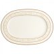 Villeroy & Boch 1043902940 piatto piano Ovale Beige, Ottone, Bianco 2