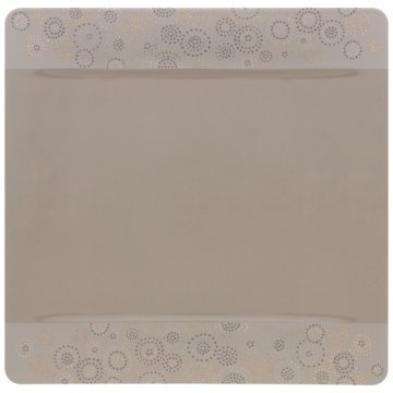 Villeroy & Boch 1045112680 piatto piano Quadrato Porcellana Oro, Argento, Grigio talpa