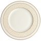 Villeroy & Boch 1043902630 piatto piano Rotondo Porcellana Ottone, Bianco 2