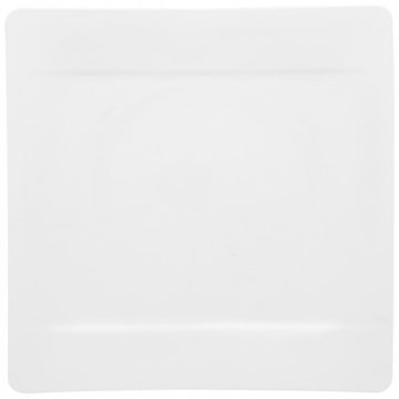 Villeroy & Boch 1045102680 piatto piano Quadrato Porcellana Bianco