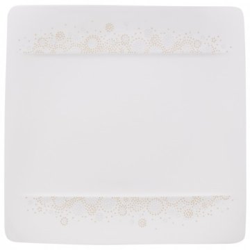 Villeroy & Boch 1045112640 piatto piano Quadrato Porcellana Bianco