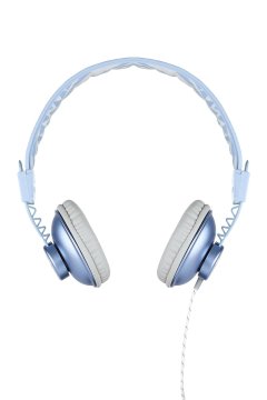 The House Of Marley Positive Vibration Auricolare Cablato A Padiglione Musica e Chiamate Blu, Bianco