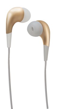 MySound Speak Mirror Auricolare Cablato In-ear Musica e Chiamate Oro, Bianco