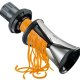 GEFU SPIRELLI XL affettatrice Manuale Nero, Acciaio inox Plastica, Acciaio inox 3