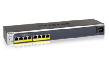 NETGEAR GS408EPP Gestito L2 Gigabit Ethernet (10/100/1000) Supporto Power over Ethernet (PoE) 1U Nero