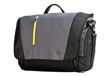 DELL Tek Messenger 43,2 cm (17") Borsa da corriere Nero, Grigio, Giallo