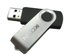 Nilox 16GB USB2.0 unità flash USB USB tipo A 2.0 Nero, Argento