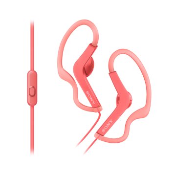 Sony MDRAS210APP Auricolare Cablato A clip Sport Rosa