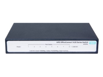 HPE OfficeConnect 1420 8G Non gestito L2 Gigabit Ethernet (10/100/1000) 1U Grigio