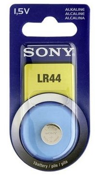 Sony 1x LR44 1.5V Batteria monouso SR44 Alcalino