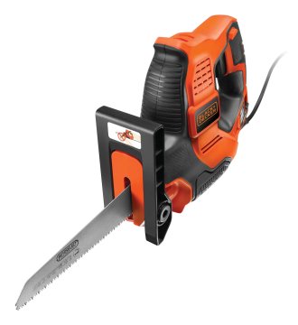 Nero & Decker RS890K-QS sega alternativa 2700 spm (fogli per minuto) 500 W Nero, Arancione