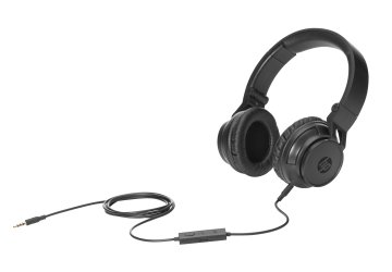 HP Cuffie con cavo nere H3100