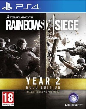 Ubisoft Tom Clancy's Rainbow Six : Siege - Year 2 Oro Edition Oro Tedesca, Inglese, Cinese semplificato, Coreano, ESP, Francese, ITA, Giapponese, DUT, Polacco, Portoghese, Russo, Ceco PlayStation 4