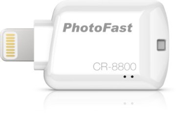 Photofast CR-8800 lettore di schede Lightning Bianco