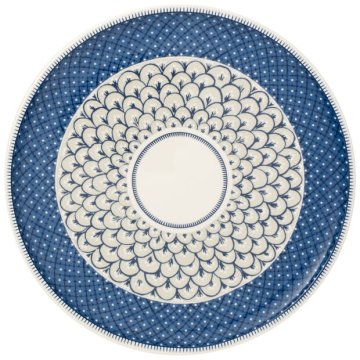 Villeroy & Boch Casale Blu Piatto per pizza Rotondo Porcellana Beige, Blu 1 pz