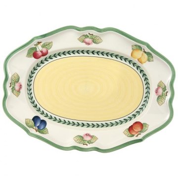 Villeroy & Boch French Garden Fleurence Porcellana Multicolore Ovale Piatto da portata