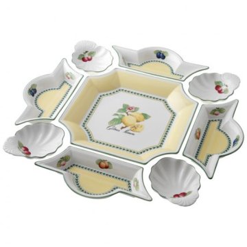 Villeroy & Boch French Garden Fleurence Porcellana Multicolore Set da portata