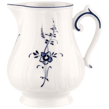 Villeroy & Boch 1023410760 bricco per latte/panna 300 ml Porcellana Blu, Bianco