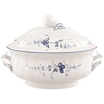 Villeroy & Boch 1023412360 piatto da portata Porcellana Blu, Bianco Rotondo Ciotola da portata