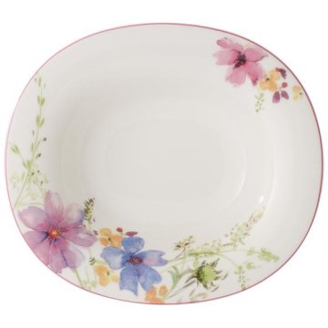 Villeroy & Boch Mariefleur Basic Piatto fondo Ovale Porcellana Multicolore 1 pz