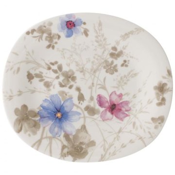 Villeroy & Boch Mariefleur Gris Basic Vassoio da colazione Ovale Porcellana Multicolore 1 pz