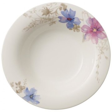 Villeroy & Boch Mariefleur Gris Basic Piatto fondo Rotondo Porcellana Multicolore 1 pz