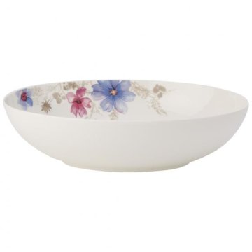 Villeroy & Boch Mariefleur Gris Basic Porcellana Multicolore Ovale Ciotola da portata