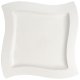 Villeroy & Boch 1025252809 piatto piano Piatto da portata Quadrato Porcellana Bianco 1 pz 2
