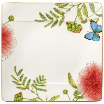 Villeroy & Boch Amazonia Piatto da portata Quadrato Porcellana Multicolore 1 pz