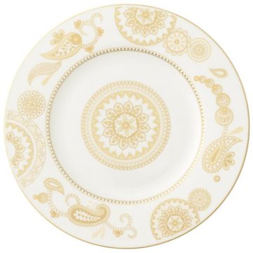 Villeroy & Boch Anmut Samarah Piatto per insalata Rotondo Porcellana Oro, Bianco 1 pz