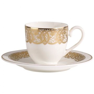 Villeroy & Boch 1044171410 tazza Oro, Bianco Espresso 1 pz