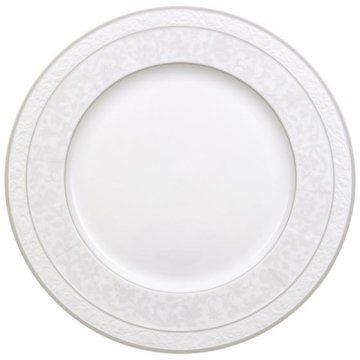 Villeroy & Boch 1043922810 piatto da portata Porcellana Grigio, Bianco Rotondo