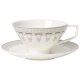 Villeroy & Boch La Classica Contura tazza Grigio, Argento, Bianco Tè 2 pz 2