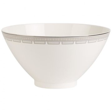 Villeroy & Boch La Classica Contura Insalatiera 3,28 L Rotondo Porcellana Grigio, Argento, Bianco 1 pz