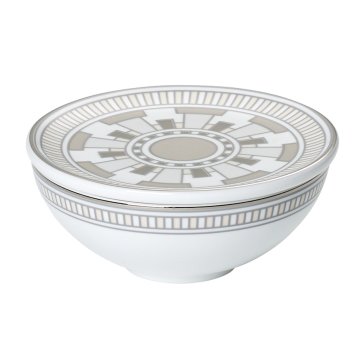Villeroy & Boch 1016474480 piatto da portata Porcellana Grigio, Bianco Rotondo Ciotola da portata