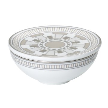 Villeroy & Boch 1016474480 piatto da portata Porcellana Grigio, Bianco Rotondo Ciotola da portata