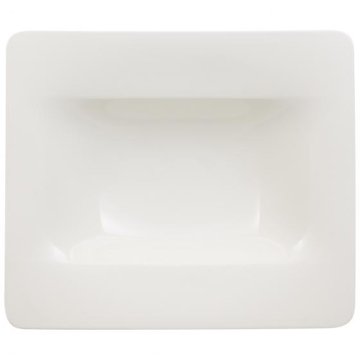 Villeroy & Boch Modern Grace Piatto fondo Rettangolare Porcellana Bianco 1 pz