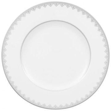 Villeroy & Boch Bianco Lace Piatto da portata Rotondo Porcellana Grigio, Bianco 1 pz