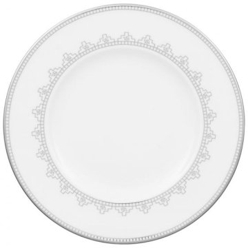 Villeroy & Boch Bianco Lace Piatto per pane e burro Rotondo Porcellana Grigio, Bianco 1 pz