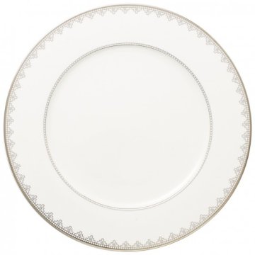 Villeroy & Boch Bianco Lace Piatto da portata Rotondo Porcellana Grigio, Bianco 1 pz