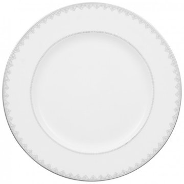 Villeroy & Boch Bianco Lace Porcellana Grigio, Bianco Rotondo Piatto da portata
