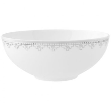 Villeroy & Boch Bianco Lace Ciotola per dessert Rotondo Porcellana Grigio, Bianco 1 pz