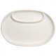 Villeroy & Boch 1041897528 piatto piano Ovale Porcellana Bianco, Legno 2 pz 3