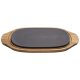 Villeroy & Boch BBQ Passion Porcellana, Legno Nero, Legno Ovale Piatto da portata 2