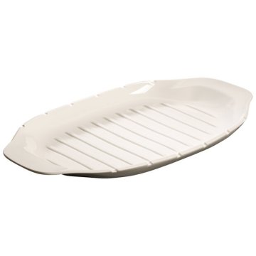 Villeroy & Boch BBQ Passion Porcellana Bianco Ovale Piatto da portata