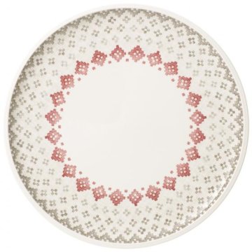 Villeroy & Boch Artesano Montagne Porcellana Grigio, Rosso, Bianco Rotondo Sottopiatto