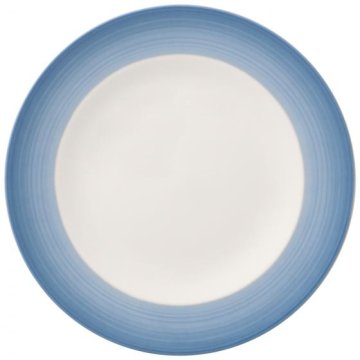 Villeroy & Boch Colourful Life Winter Sky Vassoio da colazione Rotondo Porcellana Blu, Bianco 1 pz